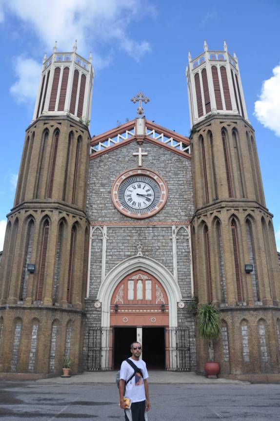 A catedral de em Port of Spain, capital de Trinidad e Tobago